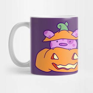 Halloween Pumpkin Pig Mug